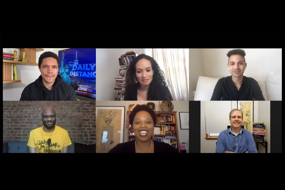 Trevor talks to Patrisse Cullors, Josie Duffy Rice, Sam Sinyangwe, Mychal Denzel Smith and Alex S. Vitale about the recent progress of the Black Lives Matter movement, the call to defund the police, and alternative community-based programs to prevent crime and resolve conflict.