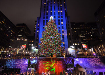 Rockefeller center tree plaza today christmas